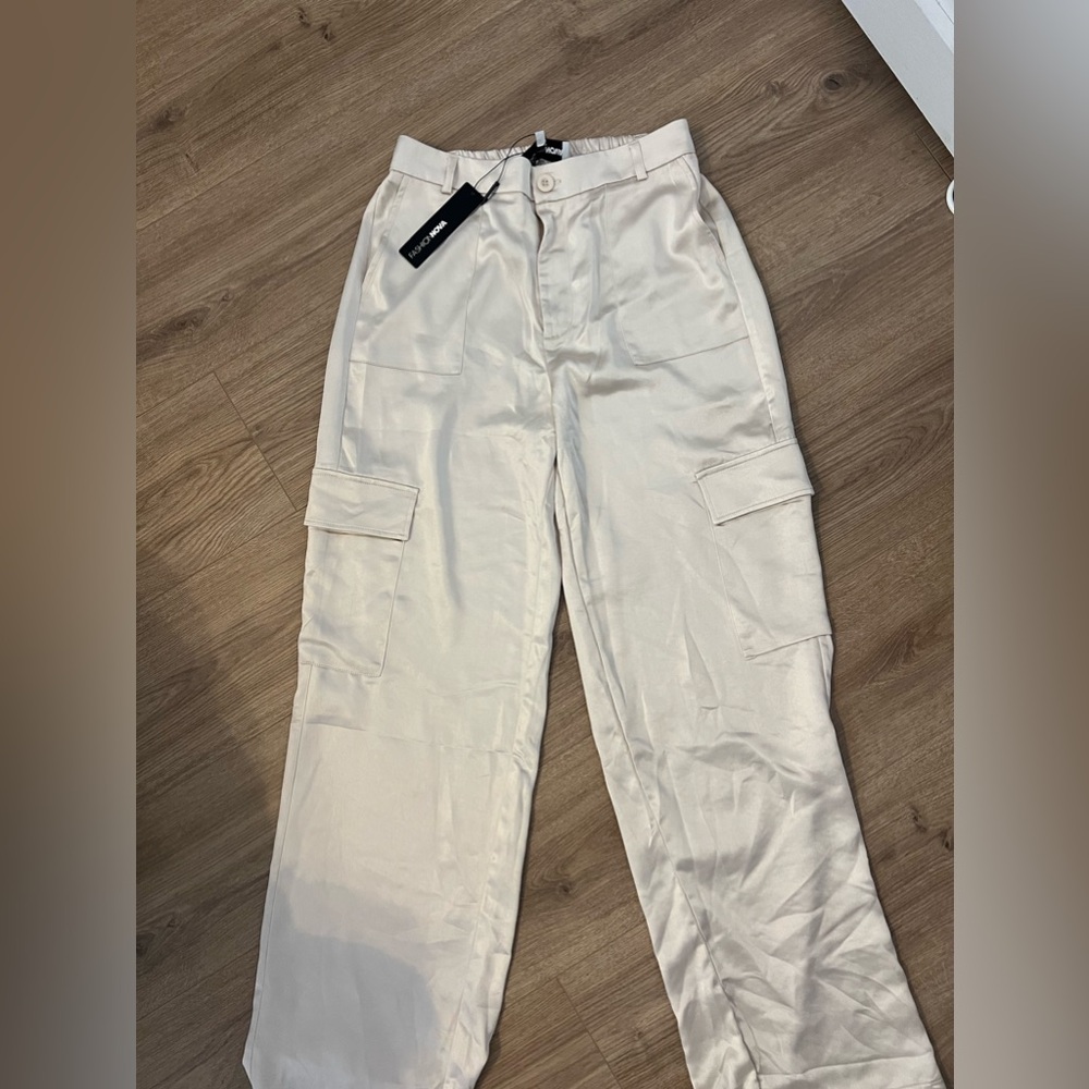 Eclipse Satin Fashion nova cargo pants